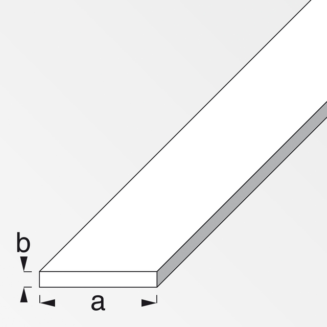 alfer Flachprofil gezogen Stahl roh natur