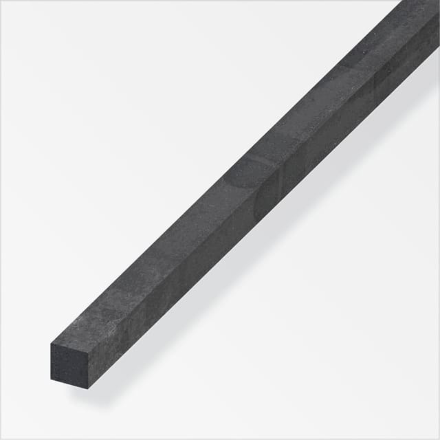 alfer Vierkantstange 2 m, 10 x 10 mm Stahl roh natur