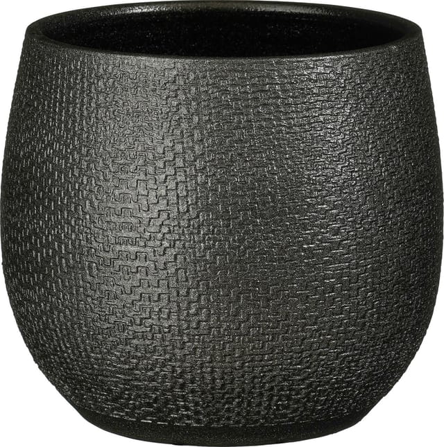 Mica Decorations Topf Porto terracotta 16 x 18 cm metallic