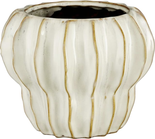 Mica Decorations Topf Altea ceramic 13,5 x 18 cm weiß