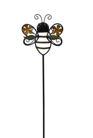 TrendLine Gartenstecker Metall Biene 90 cm mehrfarbig