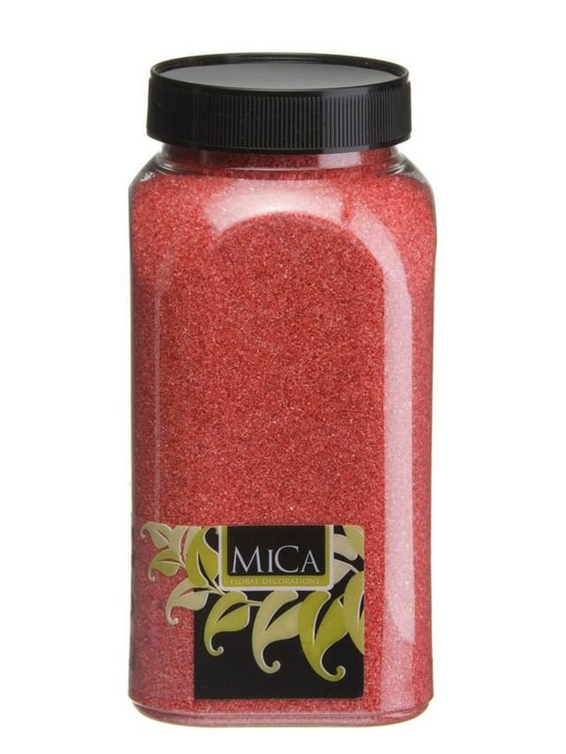 Mica Decorations Dekoration Sand rot 650 ml 1 kg