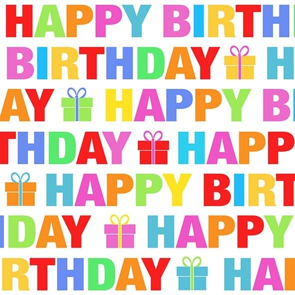 Braun & Company Servietten Motiv Birthday 25 x 25 cm - 20er Pack