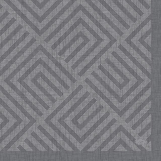 Duni Servietten Mosaik granit grau 33 x 33 cm - 20er Pack
