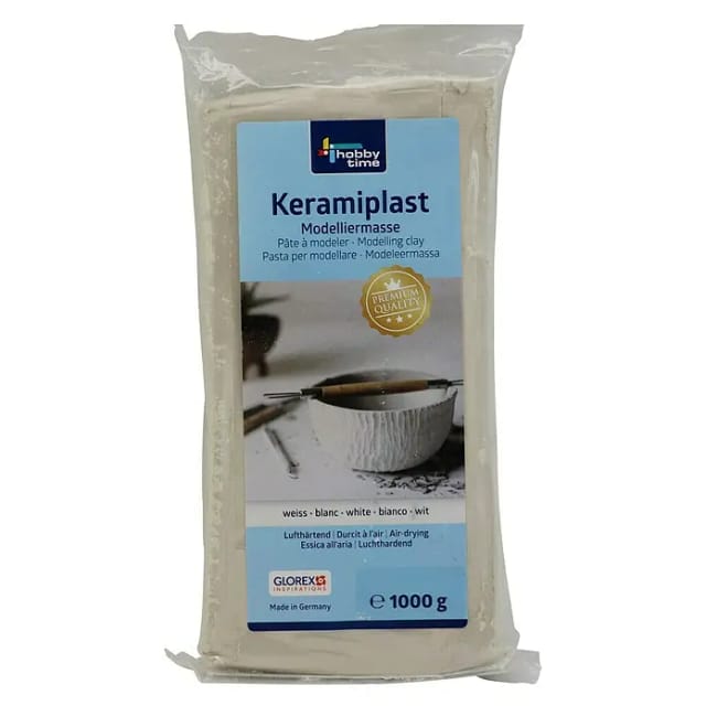 Glorex Keramiplast 1000 g, weiß