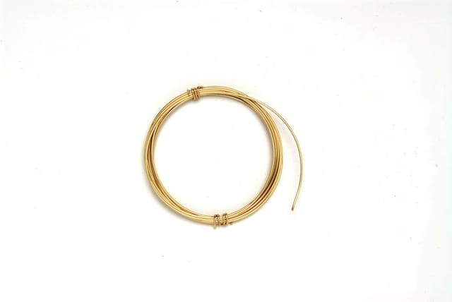 Glorex Deko Aludraht goldfarben 1 mm, 2 m