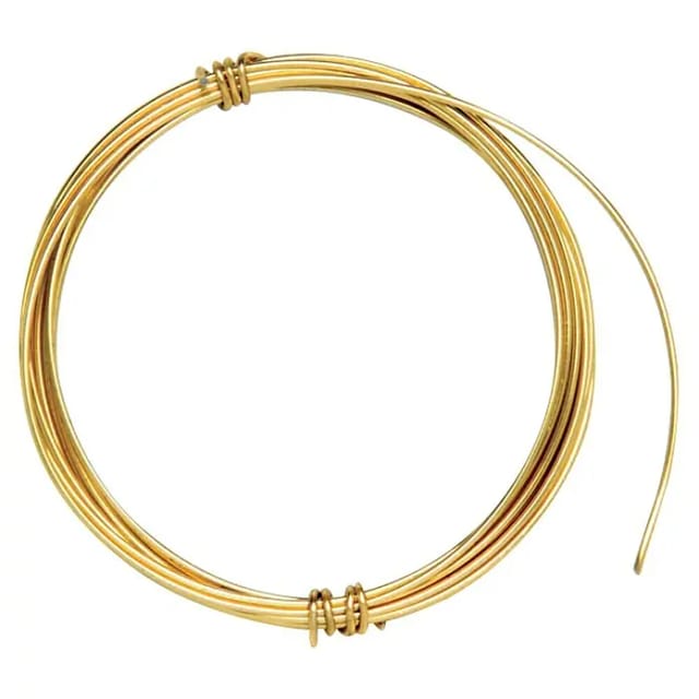 Glorex Deko Aludraht goldfarben 2 mm, 2 m