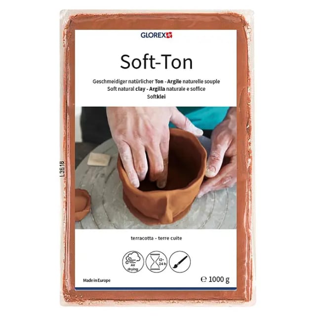Glorex Soft-Ton terracotta, 1000 g