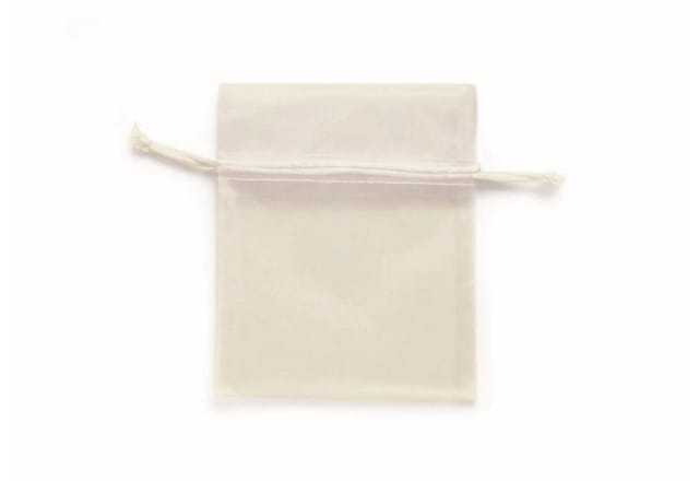 Glorex Organzasäckchen creme, 8 x 10 cm, 6 Stück