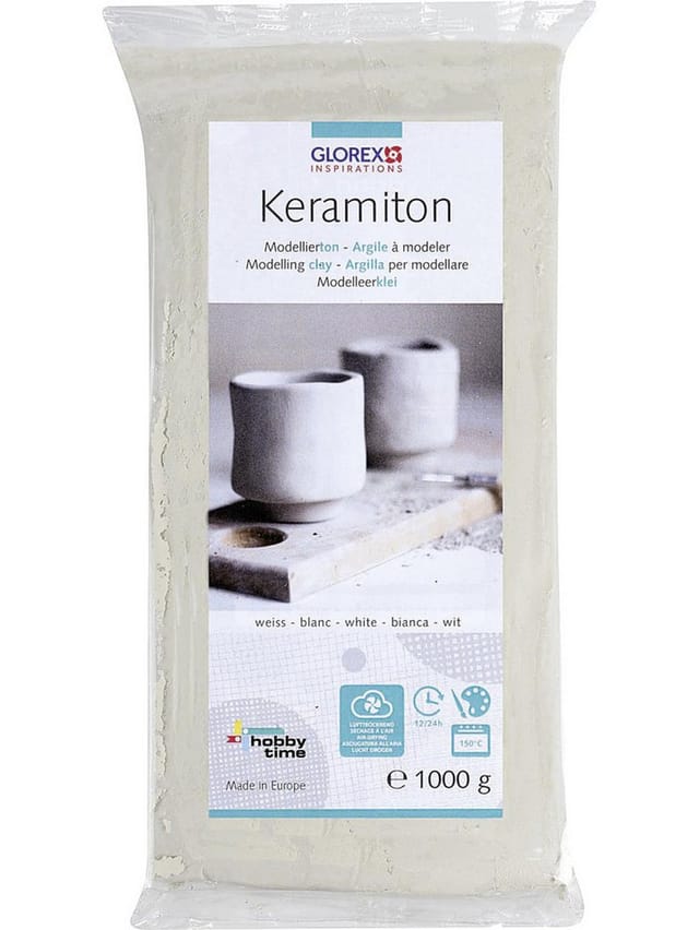 Keramiton, weiss 1000 g Modellierton