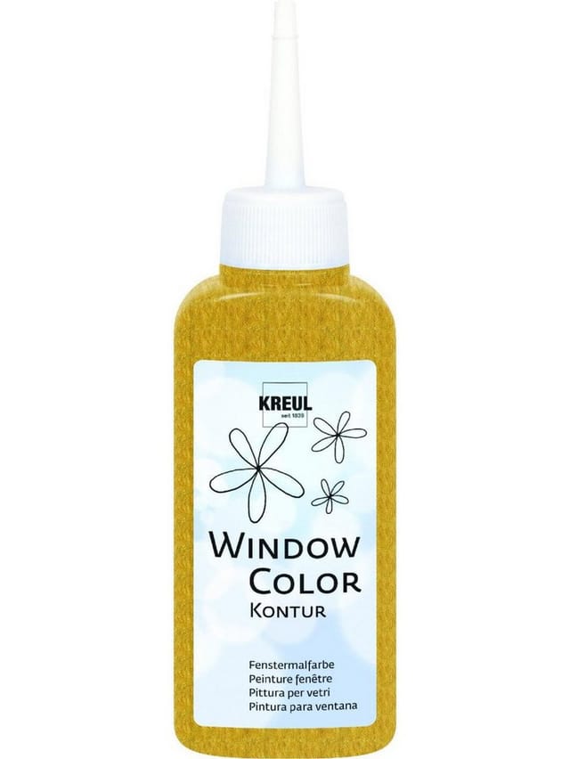 Kreul Window Color Konturenfarbe gold 80 ml