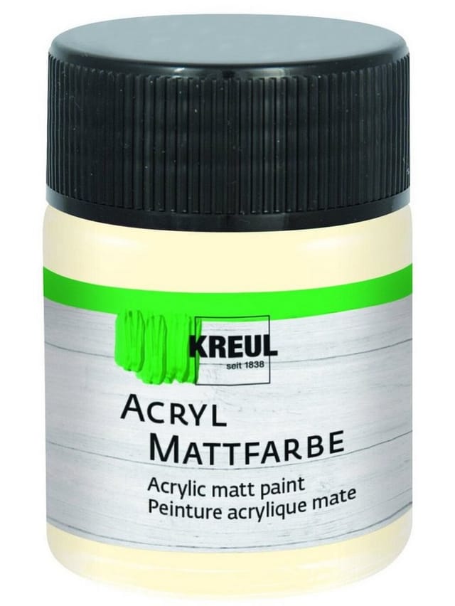 Kreul Acryl Mattfarbe elfenbein 50 ml