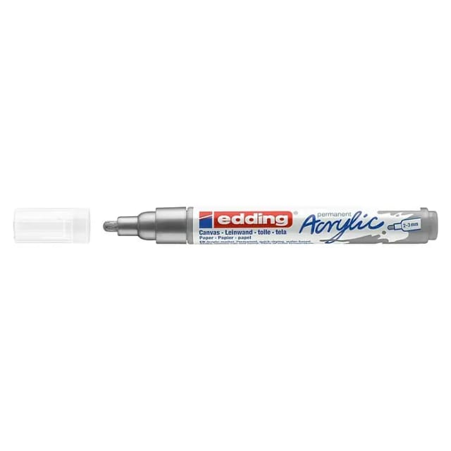 edding 5100 Acrylmarker medium silber 2 - 3 mm