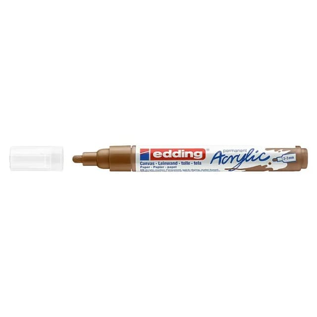 edding 5100 Acrylmarker medium haselnuss 2 - 3 mm