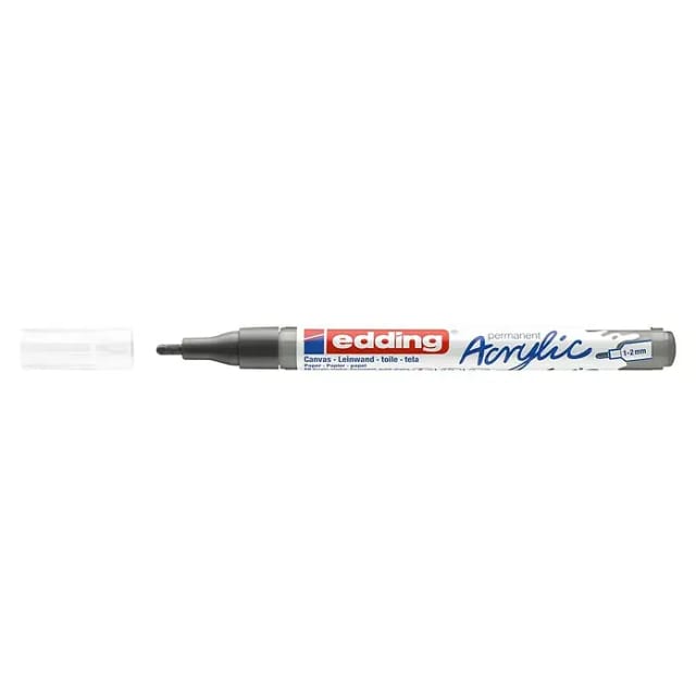 edding 5300 Acrylmarker fein anthrazit 1 - 2 mm