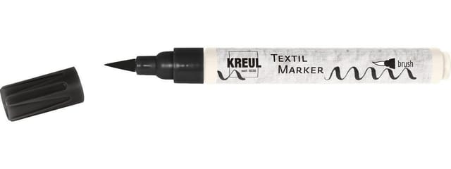 Kreul Textil Marker brush schwarz