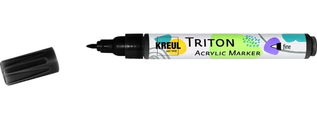 Kreul Triton Acrylic Marker fine schwarz