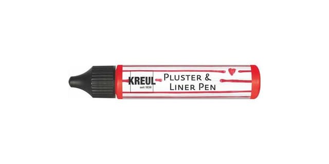 Kreul Pluster & Liner Pen erdbeere 29 ml