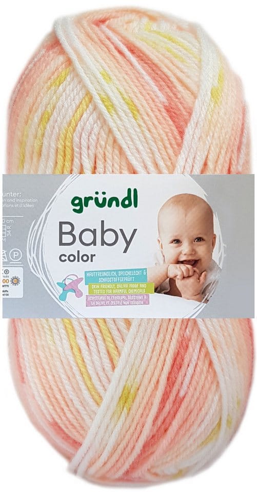 Gründl Wolle Baby color 50 g coralle multicolor