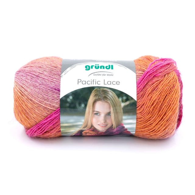 Gründl Wolle Pacific Lace 100 g hibiscus