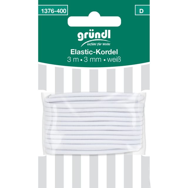 Gründl Elastic-Kordel weiß