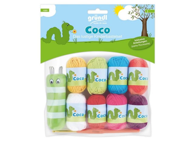 Gründl COCO Bastelset f. Kinder verschiedene Farben