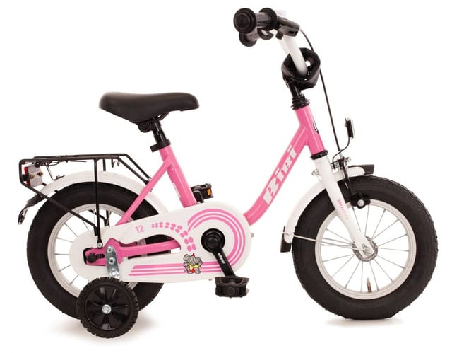 Bachtenkirch Kinderfahrrad Bibi 12,5 Zoll pink weiß