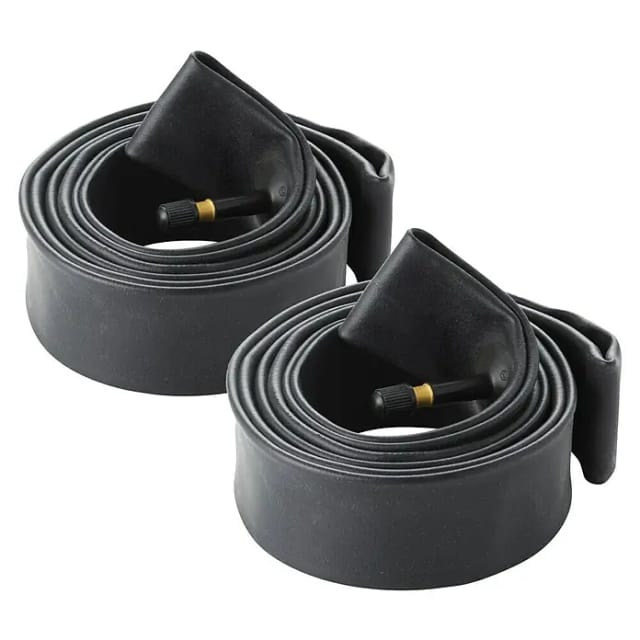 Fischer Fahrradschlauch X2 50/62-622 AV 28/29 Zoll breit Doppelpack