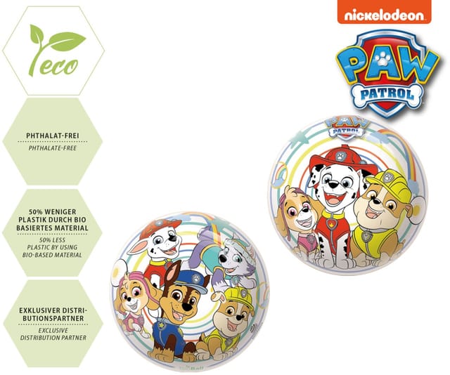 Happy People Paw Patrol Ball aus Kunststoff 13 cm