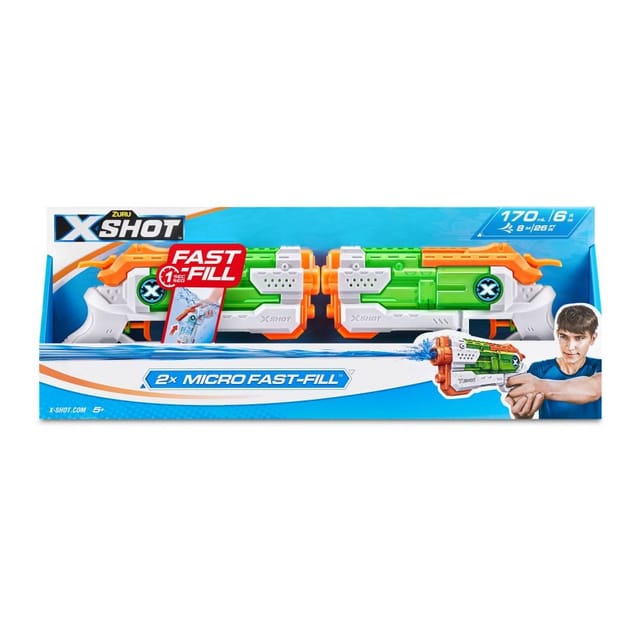 Zuru Wasserpistole X-Shot Fast-Fill Micro 2er Set