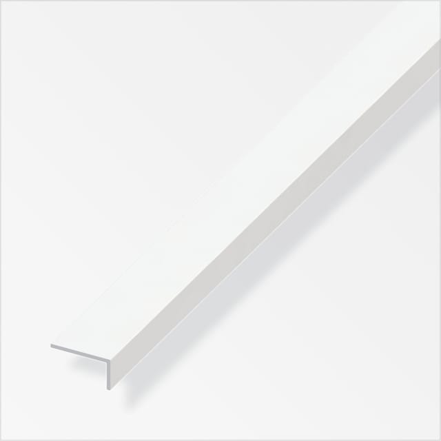 alfer Winkel 1 m, 19 x 28 mm PVC (Kunststoff) glatt weiss
