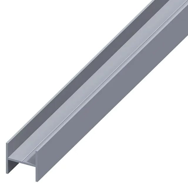 alfer H-Profil 1 m, 7.5 x 3.25 x 1 mm Aluminium roh blank