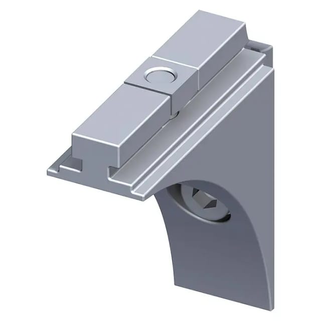 coaxis®-Verbindungswinkel 48.5 x 48.5 mm Aluminium poliert blank