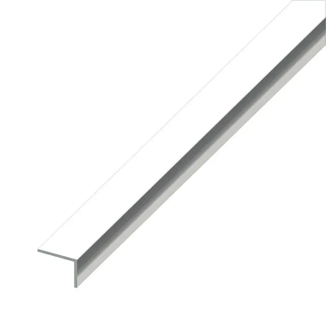 alfer Winkel 1 m, 25 x 20 mm Aluminium eloxiert poliert Chromoptik
