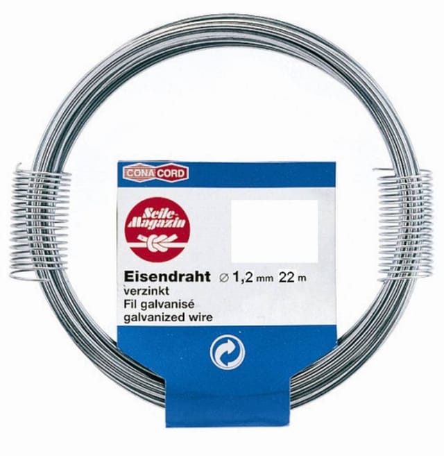 Conacord Eisendraht Ø 1,2 mm x 22 m verzinkt