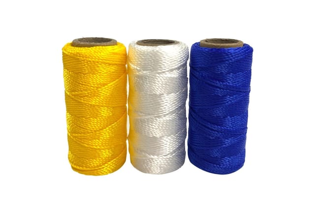 TrendLine Bindfaden-Set 50 m gelb-weiß-blau 3 - Stück
