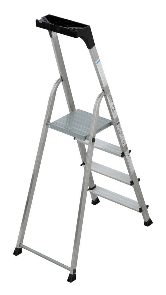 Krause Haushaltsleiter 1 x 4 Stufen Arbeitshöhe ca. 2,85 m