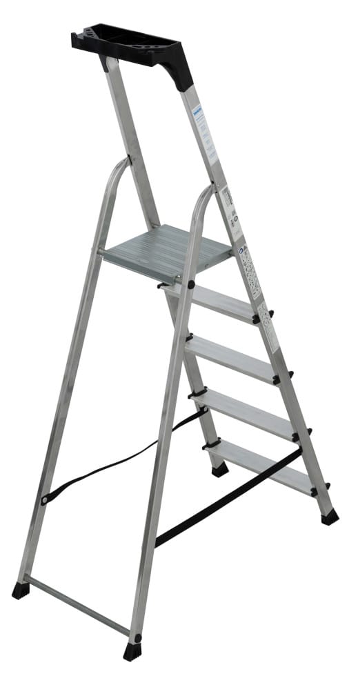 Krause Haushaltsleiter 1 x 5 Stufen Arbeitshöhe ca. 3,05 m