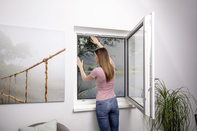 Primaster Fliegengitter 150 x 300 cm anthrazit/anthrazit kürzbar