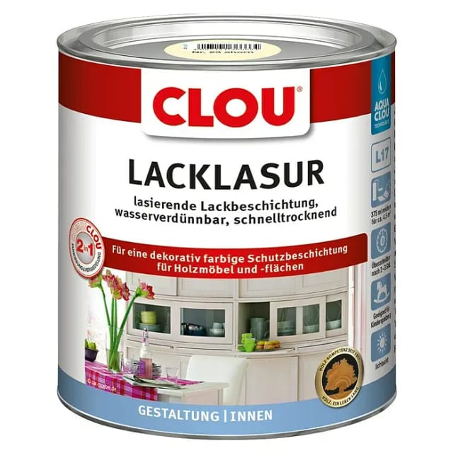 Aqua Clou Lacklasur L17 Nr.23 375 ml ahorn seidenmatt