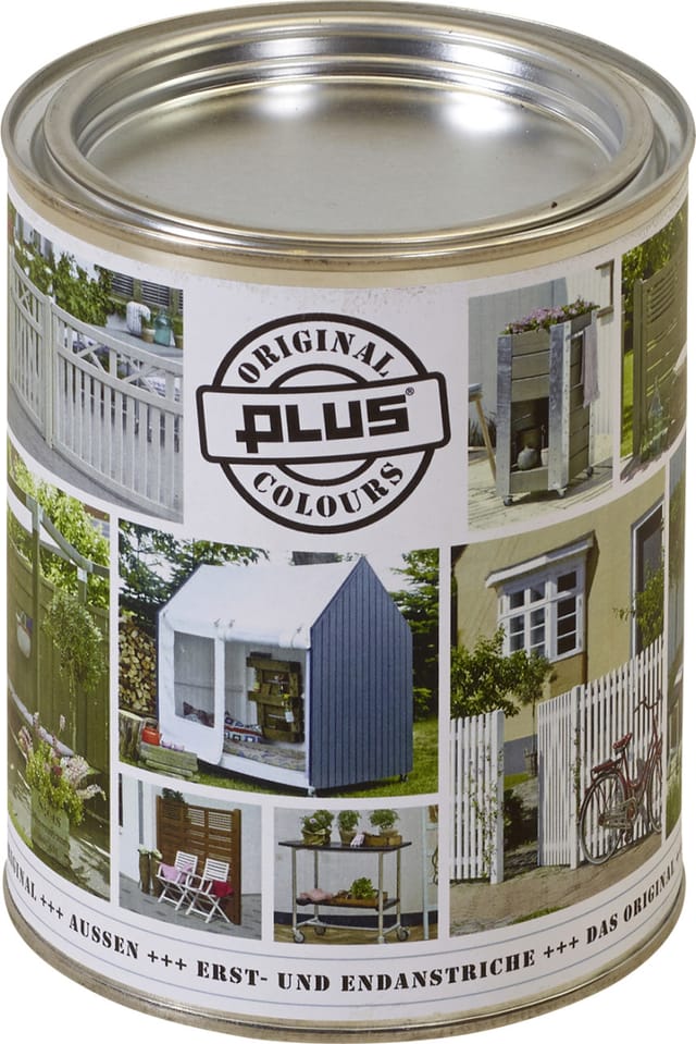 Plus Colour Schwarz Lasurfarbe 750 ml