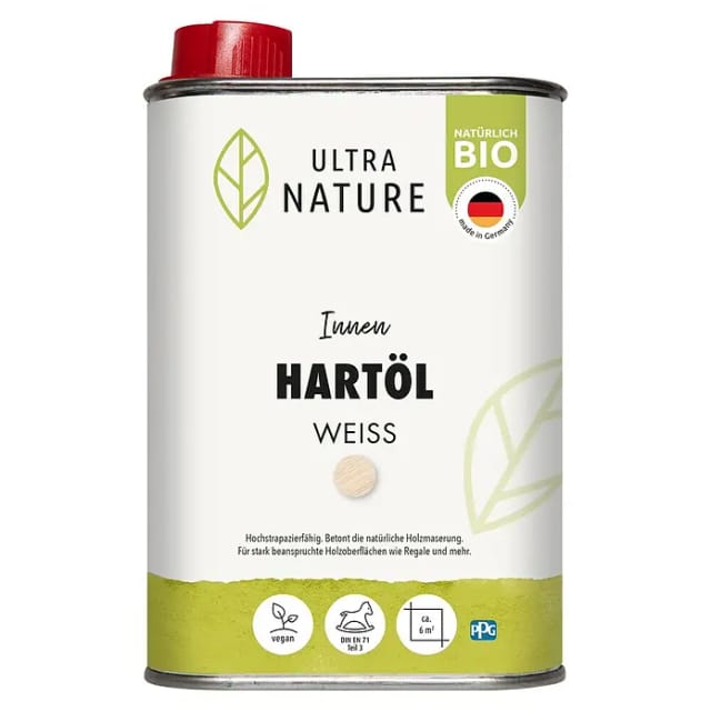 Ultra Nature Hartöl 250 ml weiß