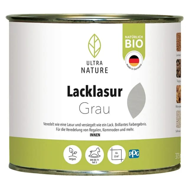 Ultra Nature Lacklasur 375 ml grau