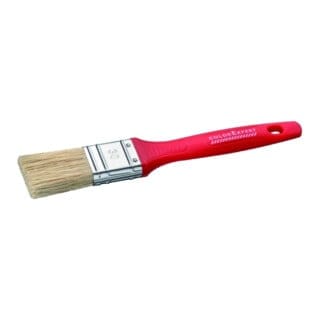 Color Expert Flachpinsel helle Borste 30 mm 6. Stärke, Kunststoffstiel