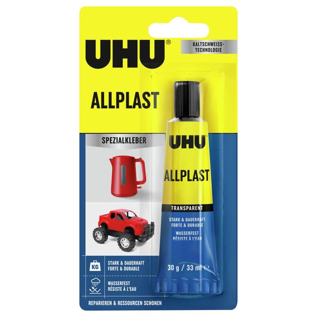 UHU Allplast Spezialkleber 30 g transparent