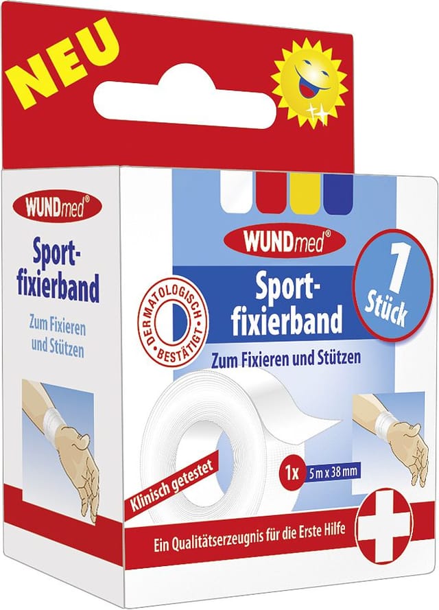 Wundmed Sportfixierband 5 m x 3,8 cm, Inhalt: 1 Stück