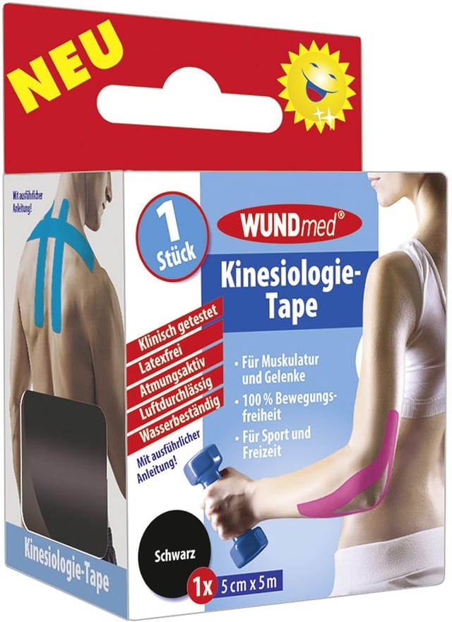 Wundmed Kinesiologie Tape für Muskulatur und Gelenke