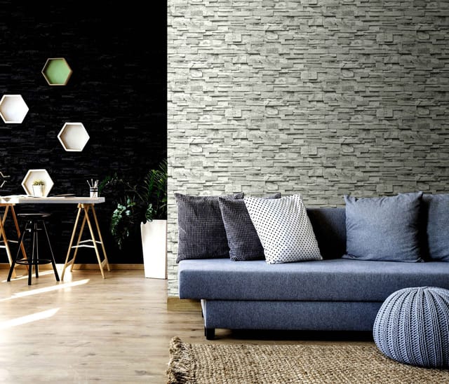 Erismann Vliestapete 02363-30 Motiv grau 10,05 x 0,53 m