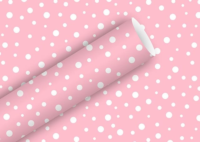 Braun & Company Geschenkpapier rosa 2 m x 70 cm
