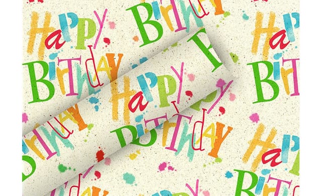 Braun & Company Geschenkpapier bunt 1,5 m x 70 cm